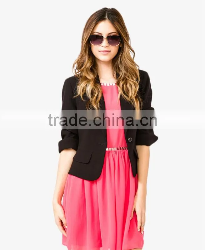 College Single-Button Blazer