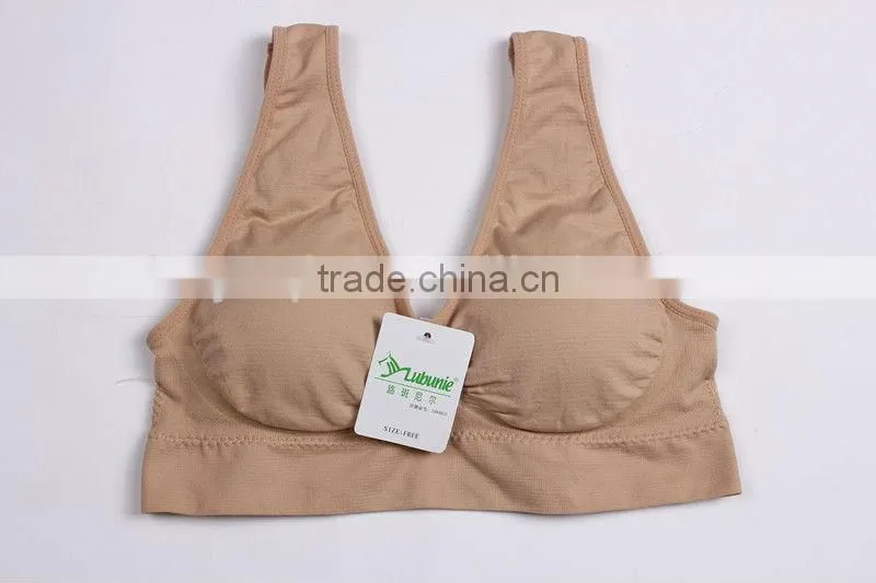 Super comfortable sports seamless leisure Bra vest 2013