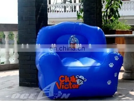 ICTI Approved ASTM standard and EN 71 Cartoon Santa Claus inflatable chair sofa relax