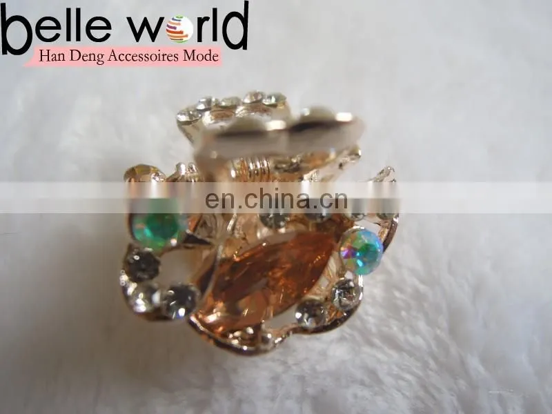 High Quality Jewel Mini Rhinestone Hair Claw Clip