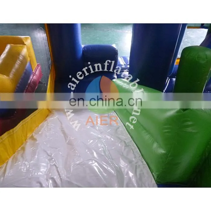 inflatable castle 5 in1 combo,inflatable bouncy castle combo,Cartoon Mickey Mouse inflatable funland
