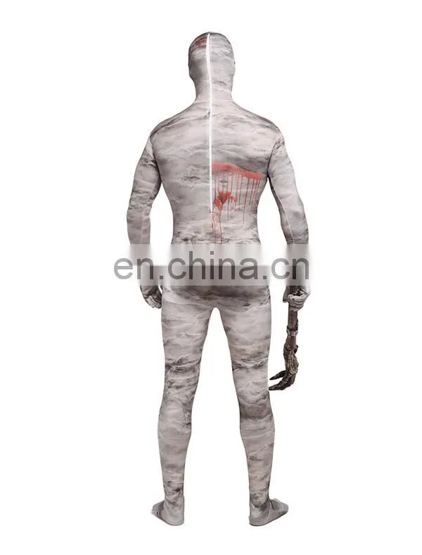 Halloween Mummy Lycra Spandex Zentai Suits Cosplay Costume Wholesale Retail