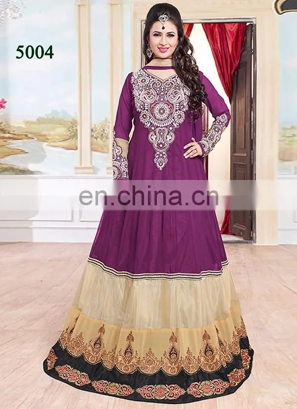 Floor Length Indian Salwar Kameez Design 2016