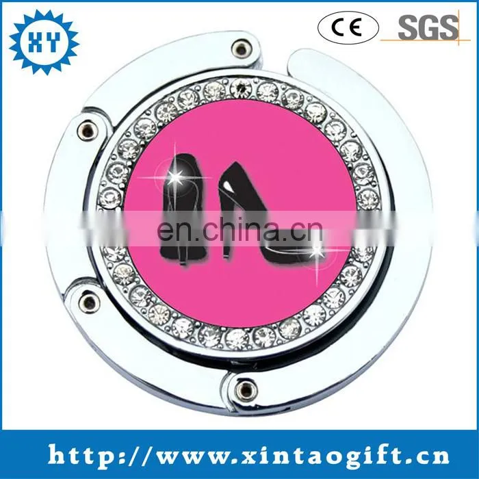 Custom design metal bag hanger keychain