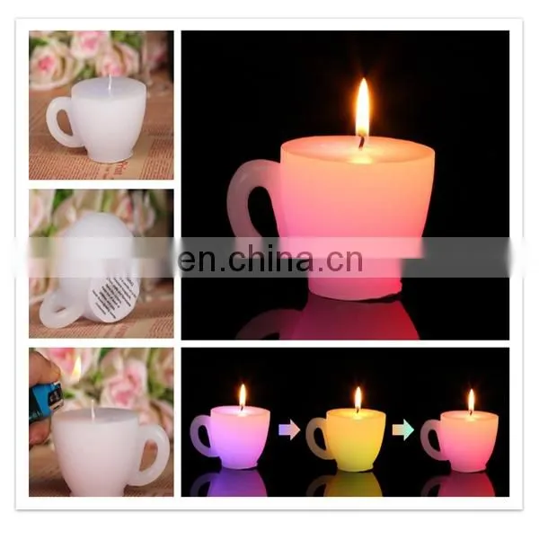 new product led candles with real flame for christmas decoration
