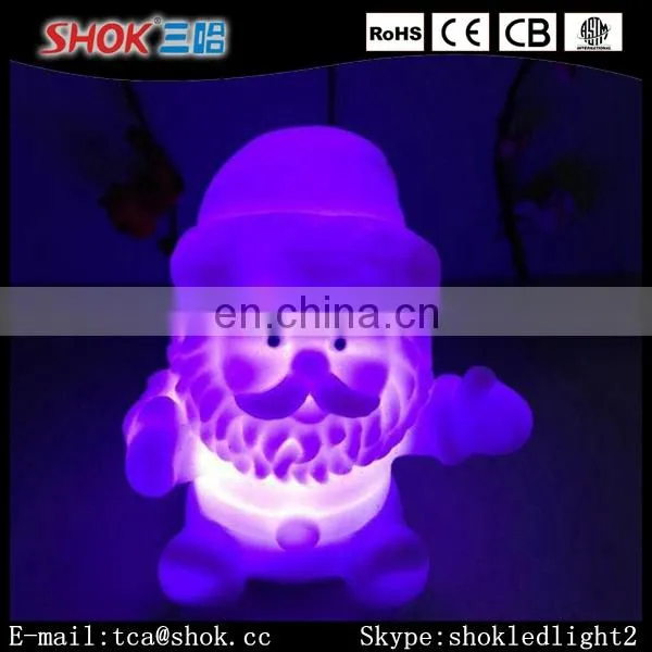 2016 Cheap China Manufacture Led Flashing Christmas Father Moomlight Toy