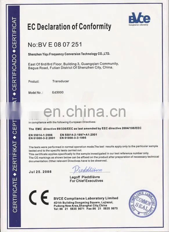 Easydrive Vfd AC Drive M200 22KW Frequency Inverter