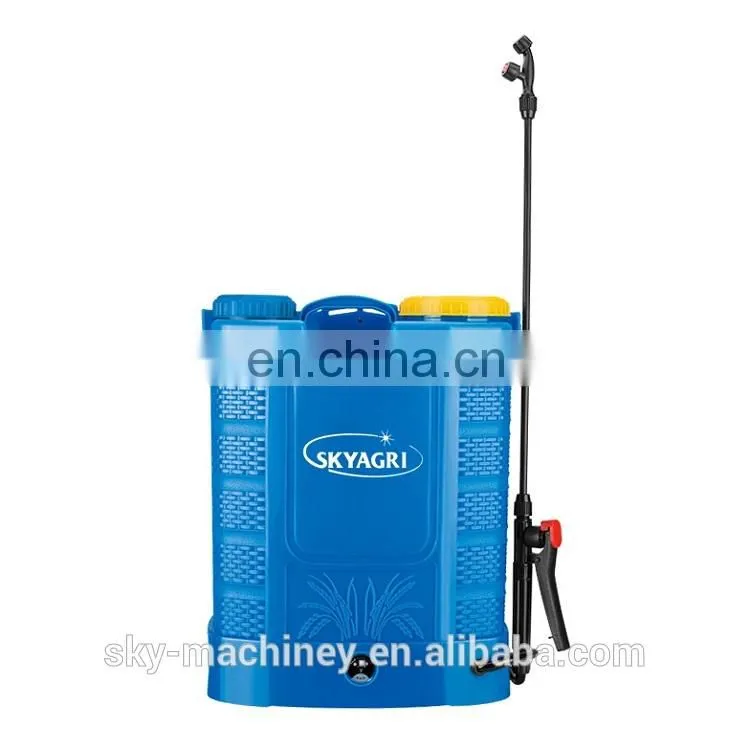 New design 12 litre rechargeable agriculture motorized backpack backpack electronic sprayer