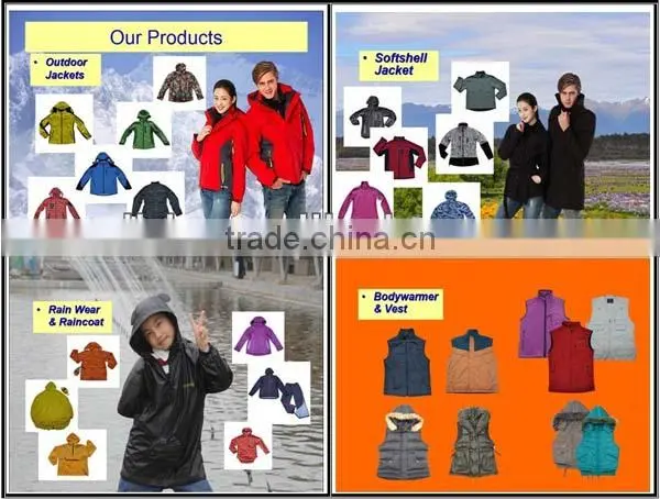 Garment factory polyester winter men casual jacket
