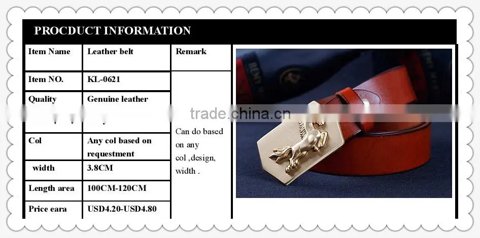 Fashion men's genuine leather belts