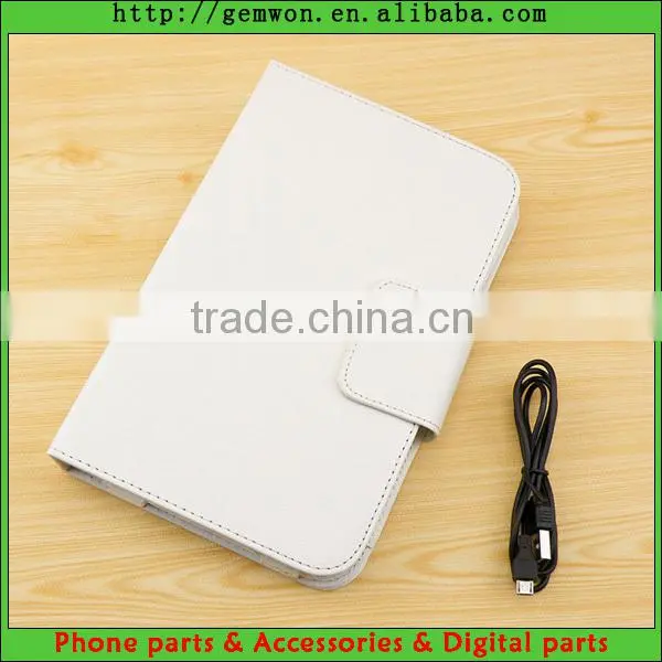 PU Leather Removeable Bluetooth Keyboard Case For Samsung Galaxy Tab 3 8" T310