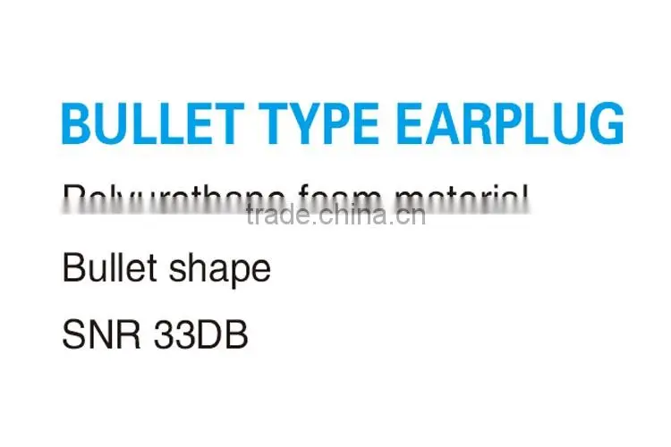 PU Foam Material Bulk Earplugs Sleeping Ear Plugs EM-214