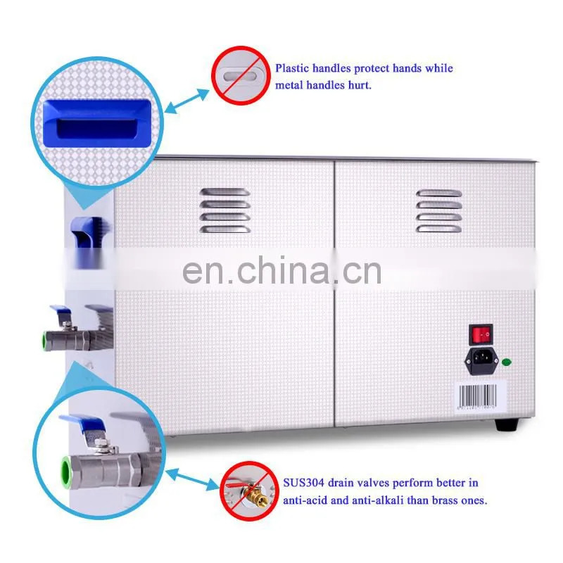Ultrasonic Blind Cleaning Machine Power Adjustable and Dual Frequency for Car Parts Wash