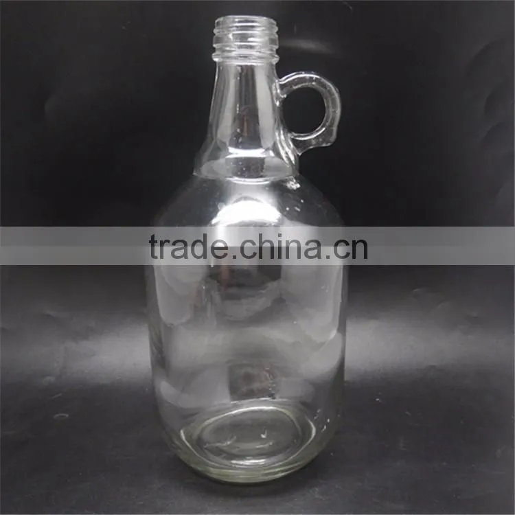 2L plum wine bottles beer glass bottles glass materials with metal caps