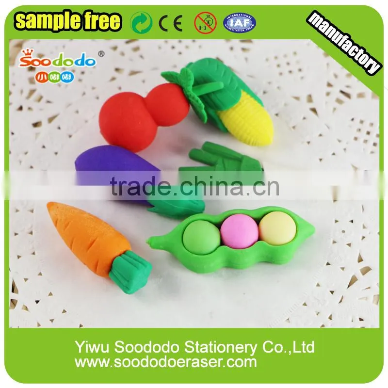 vegetable eraser food funny eraser cute stationery