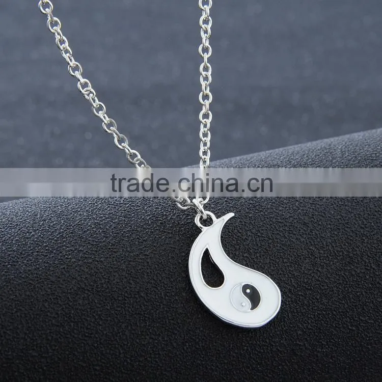 2015 hot sale classic yinyang couple necklace