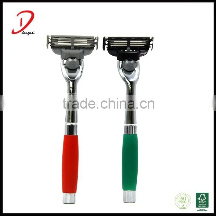 Wholesale changable blade razor cheap triple blade shaving razor