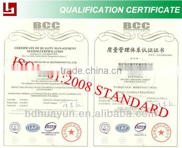 Standed Belt Conveyor Roller With Good Quality