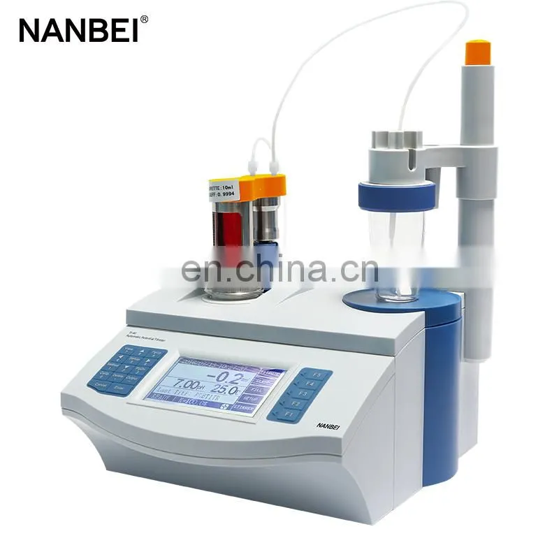 NANBEI Lab Volumetric Coulometric Titration Karl Fischer Titrator
