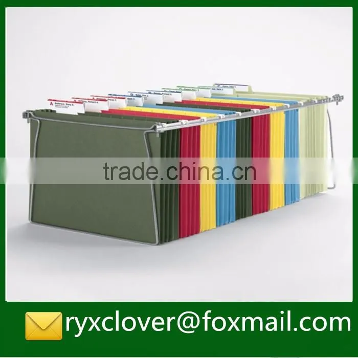 A4 Size Decorative Hanging Kraft Paper Cardboard File Folder