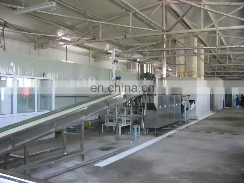 Shanghai Factory High profitable potato steam peeling hydro cutting cutter freezing machine frozen french fries production line