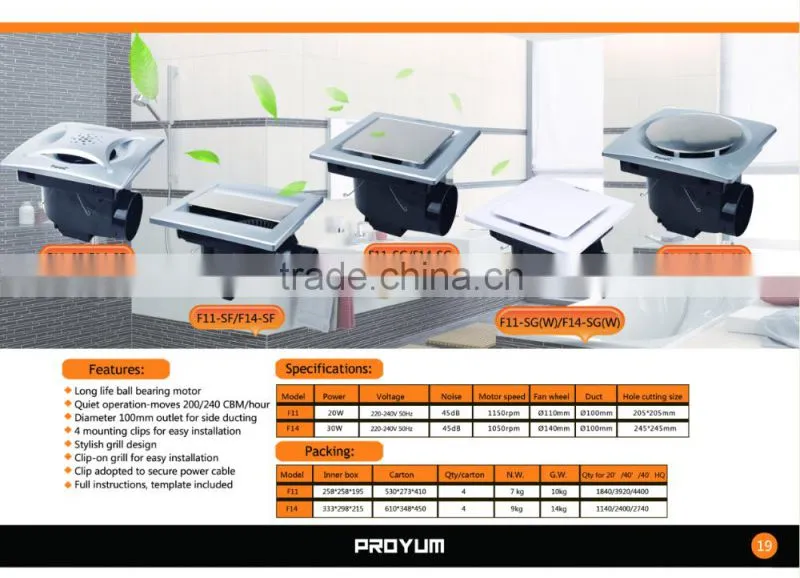 Ceiling Mounted Exhaust Fan