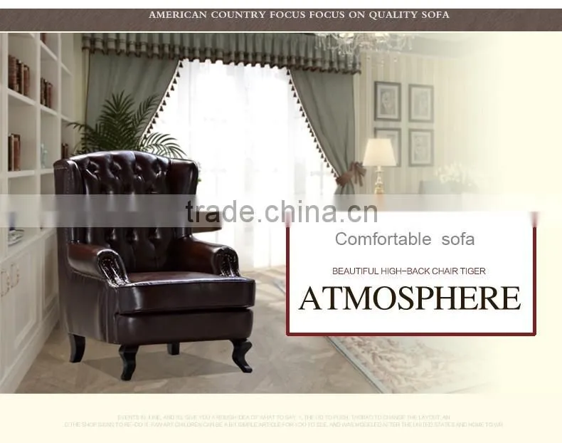 french style living room wooden sofa chair PFS163