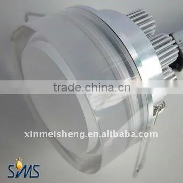 Round ABS external electrical source yellow led panel down light 6w
