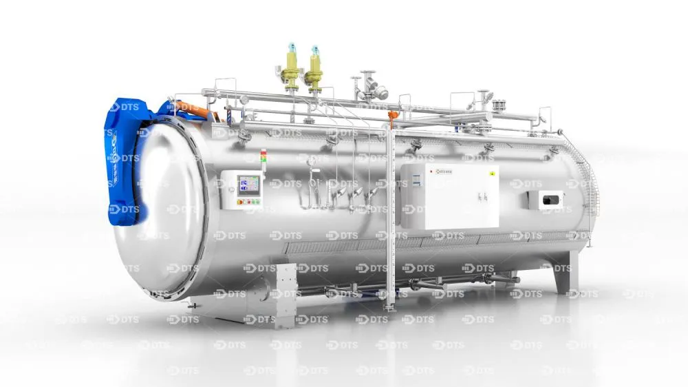 Steam rotary retort 3