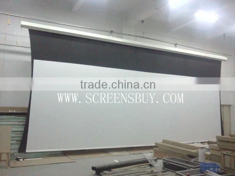 Electric Tab-tensioned Screen 16:9,Motorized Projector/projection Screen