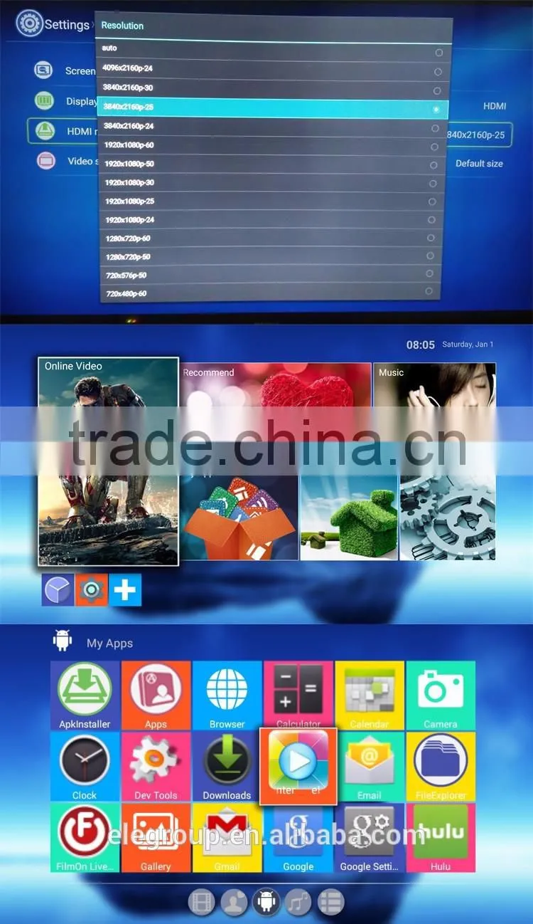2016 New version G9 tv box, rk3329 tv box Quad core, Android 4.4, 1G+8G, KODI, 4K