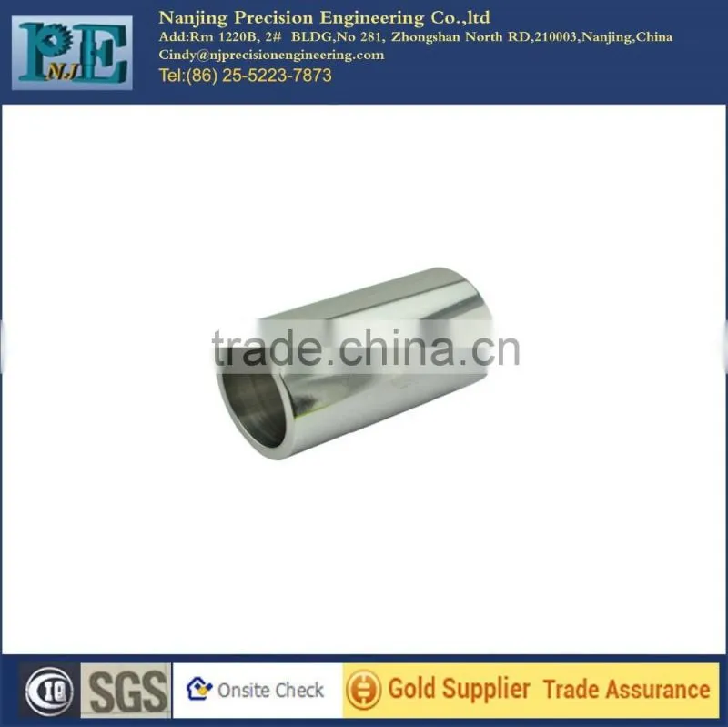 Custom high precision cnc turning stainless steel automotive sleeve bushing