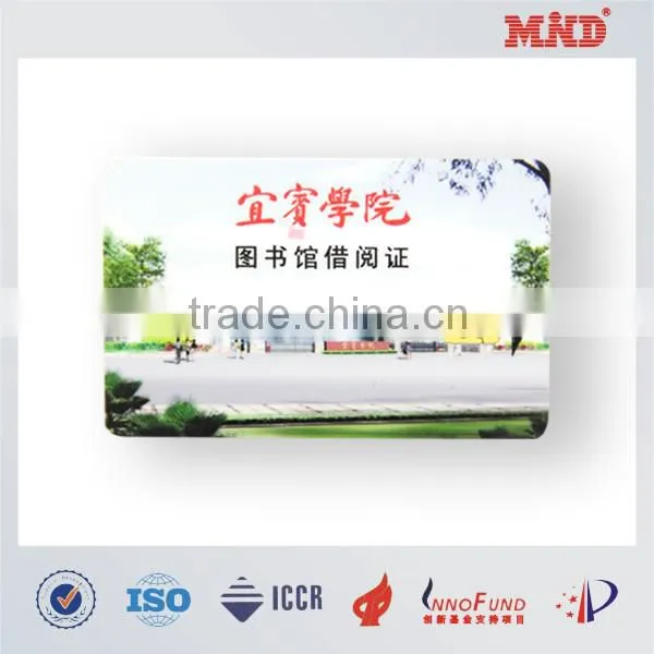 MDC1442 standard size PVC printing IC smart card CMYK 4C print