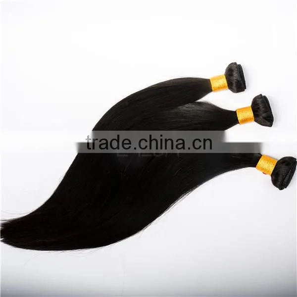 Natural color straight african human hair extensions human hair weave vendors sew in human hair extensions blonde