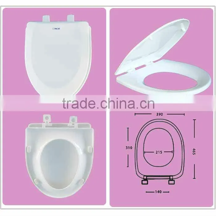 two piece toilet standard seat cover PP