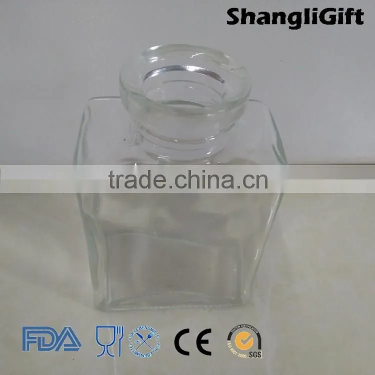 100ml Rectangle Glass Bottle Aroma Reed Diffuser Perfume Glass Bottle