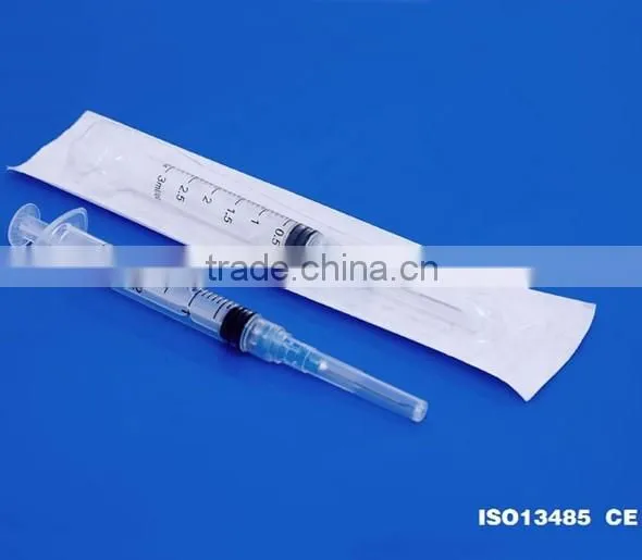 10CC/ML luer lock disposable syringe with needle