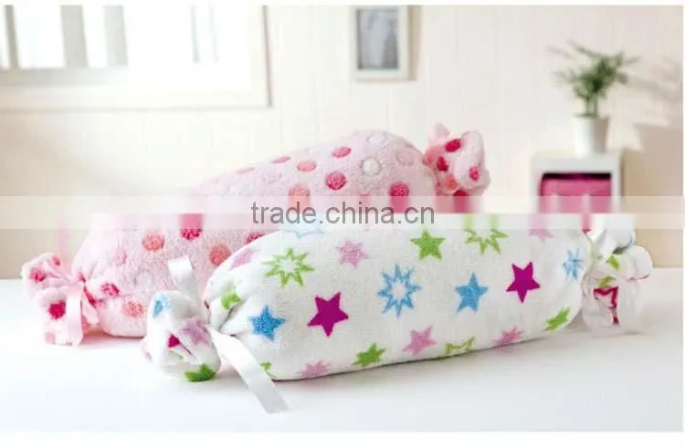 New products cotton candy shape lovely pretty design travel blanket set