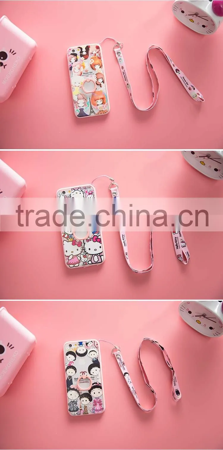 rotate 360 degrees mobile phone ring stent plastic finger ring mobile cases of tpu case smartphone cell phonecase for samsung s7