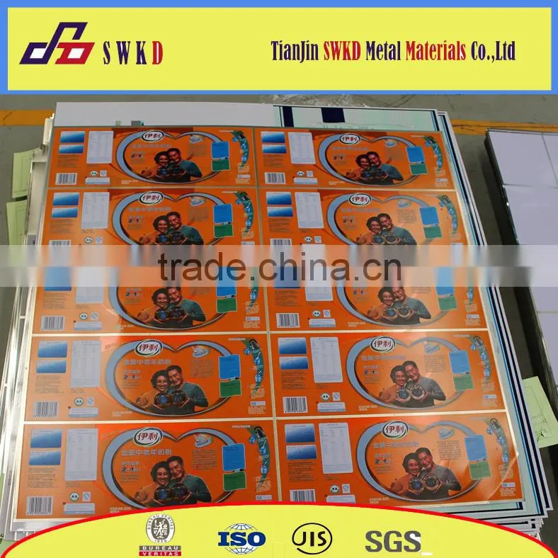 color printing tinplate sheets for tin cans containers
