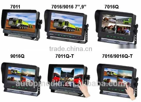 RV-7011V 7 Inch reversing camera system with night vision camera& 7" digital LCD monitor