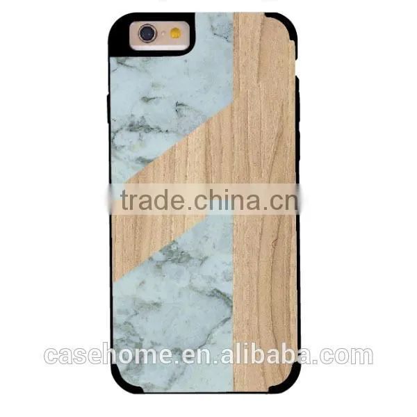 Assorted Material Mobile Phone Marble Wooden PC Back Case Cover