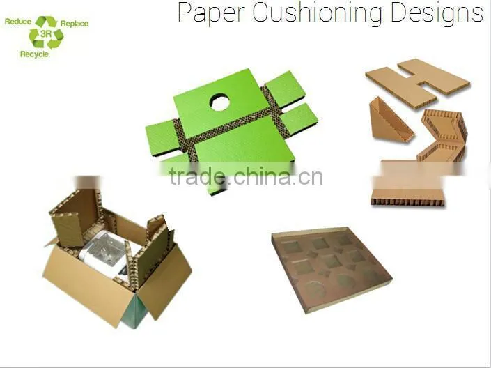 shipping cardboard paper corner edge protector from shenzhen honeycomb paper packaging company