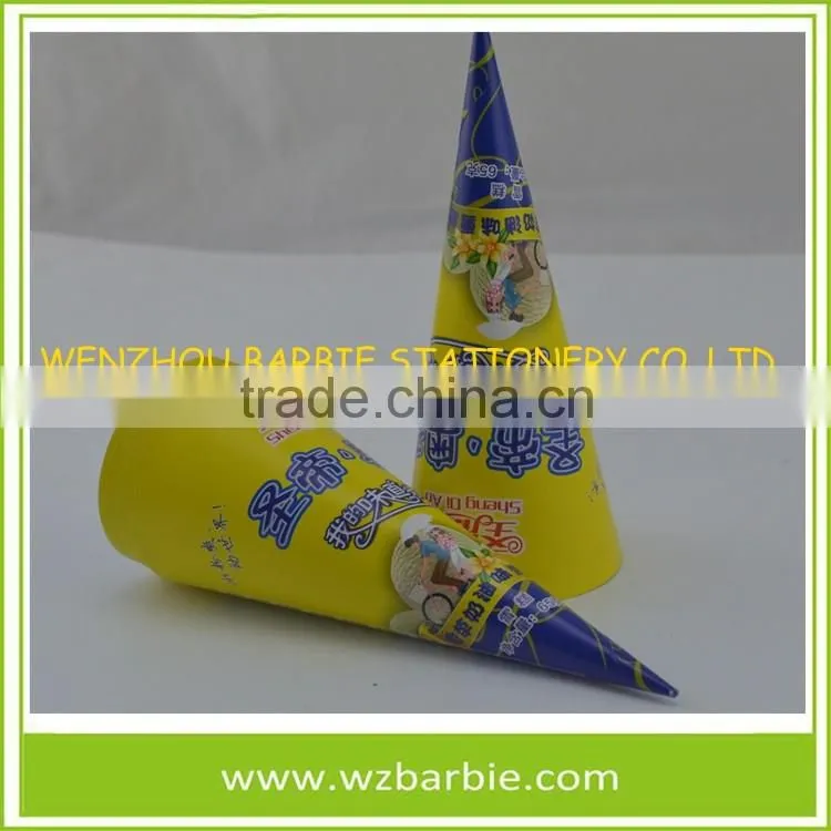 Best Seller Cone Paper Sleeves/Conical Cups For Ice Cream