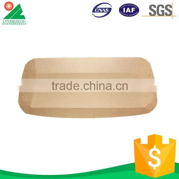 Kraft Paper disposable kid paper lunch box