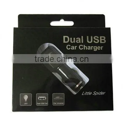 High quality mini USB Dual Car Charger for iPad