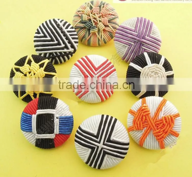 Handmade Cord Braided Fancy Button For Ladies Wear -- F1556