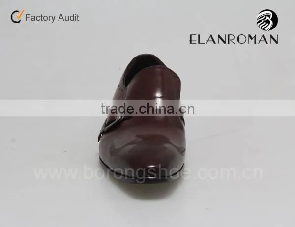 Fashion pointed toe leather men shoe