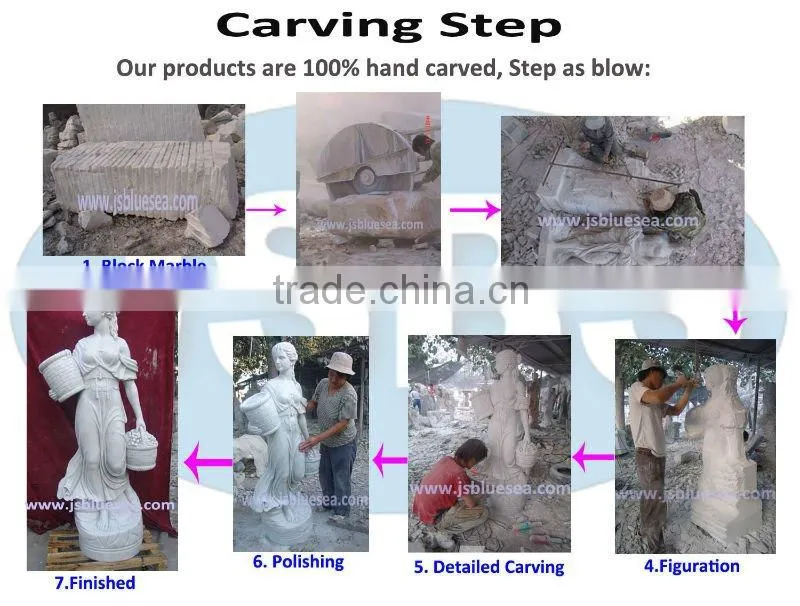 Marble Fireplace with Lion face JS-FP010Y- more photos for chosing!