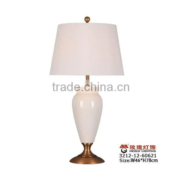 modern ivory table lamp with ceramic